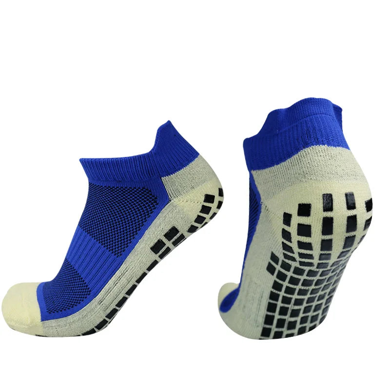 New Football Socks Non-Slip Silicone Sole Professional Competition Grip Soccer Socks Sports Accessories Men Women