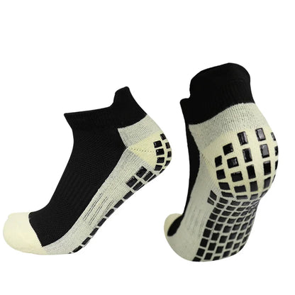New Football Socks Non-Slip Silicone Sole Professional Competition Grip Soccer Socks Sports Accessories Men Women