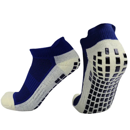 New Football Socks Non-Slip Silicone Sole Professional Competition Grip Soccer Socks Sports Accessories Men Women