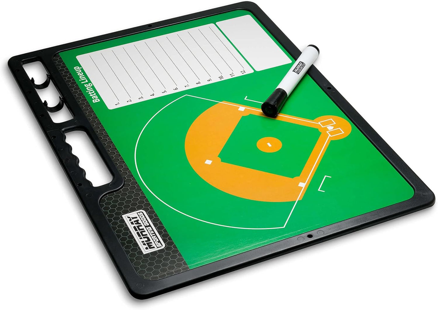Premium Coaches Clipboard | Double-Sided Dry Erase Marker Board for Basketball, Baseball, Soccer, Football, Hockey (Marker Included)