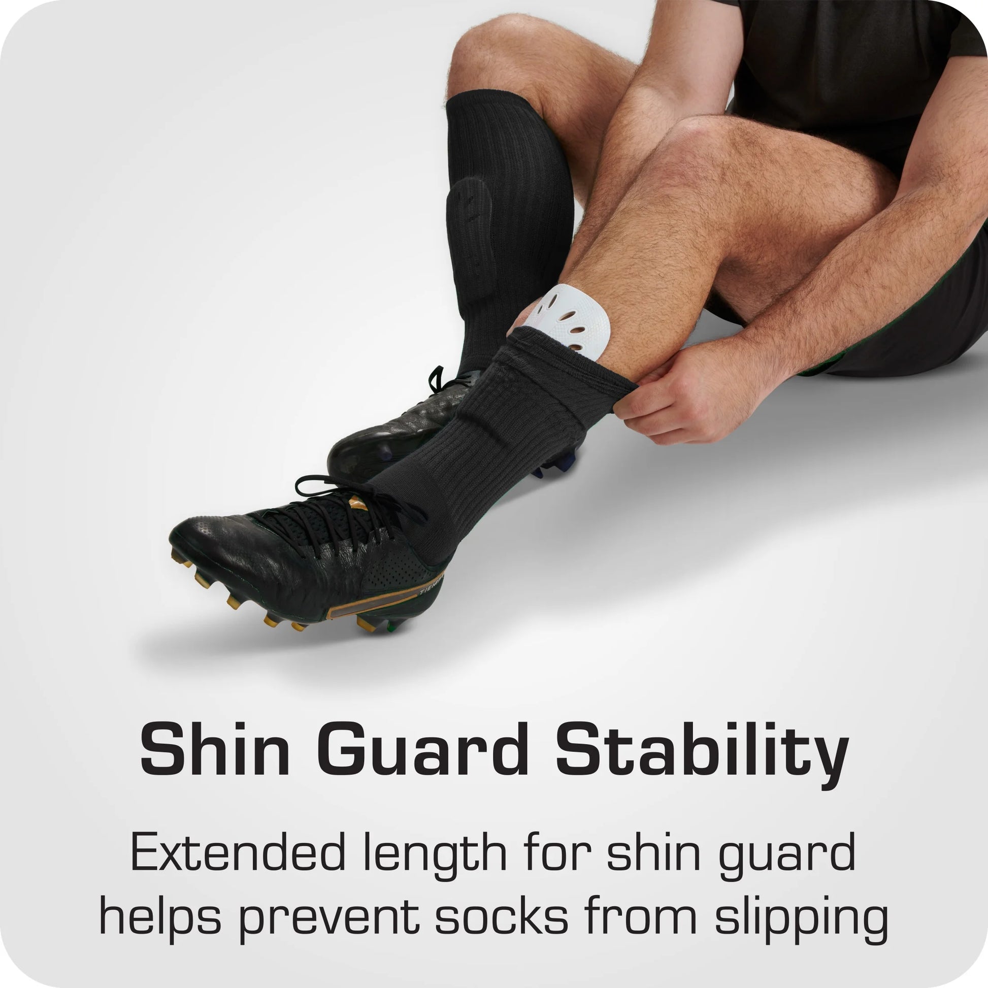 (2 Pack) Athletics Works Soccer Socks, Black Unisex Large, Men'S 8-12.5, 1 Pair