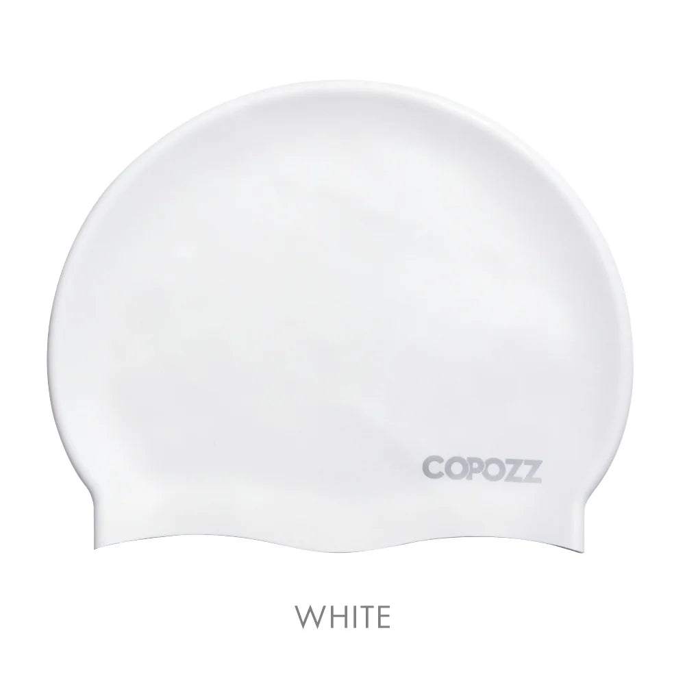 Men Elastic Swimming Hat Large Size Swimming Wear Professional Adults Waterproof Swimming Hat Silicone Swimming Caps