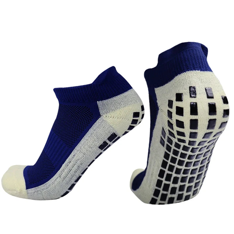 New Football Socks Non-Slip Silicone Sole Professional Competition Grip Soccer Socks Sports Accessories Men Women