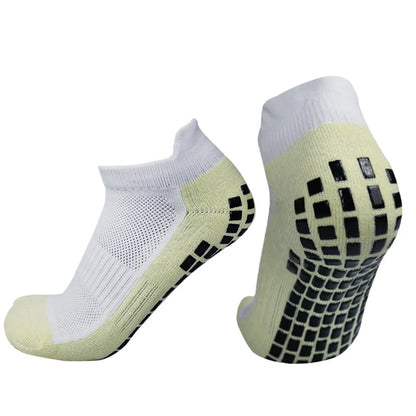 New Football Socks Non-Slip Silicone Sole Professional Competition Grip Soccer Socks Sports Accessories Men Women